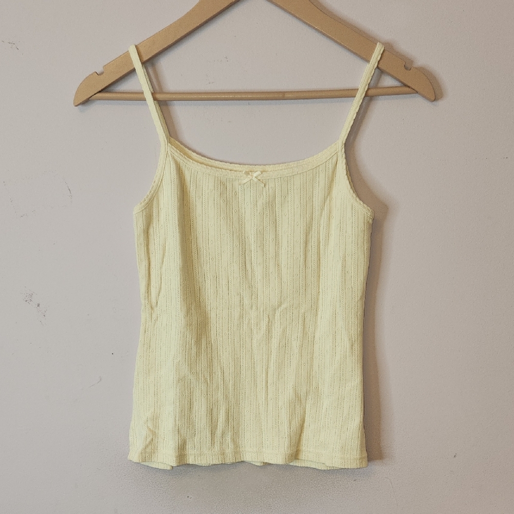 BRANDY MELVILLE  Ribbed Camisole with Thin Straps, size S